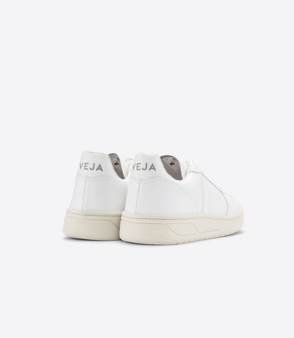 Veja Sneakers Dam - V-10 Läder - Vita - 026389-QOU